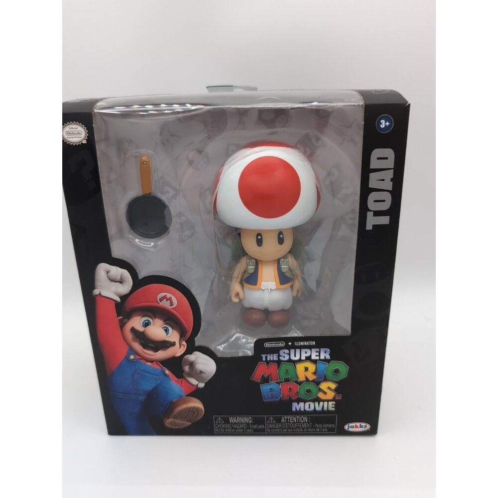 The Super Mario Bros. Movie - 5 Inch Action Figures Series 1 – Toad Figure 